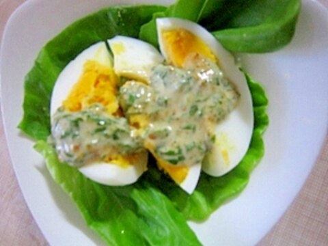 卵サラダ☆醤油麹タレ